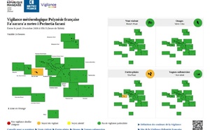 Météo : Vigilance orange « fortes pluies » aux îles du Vent