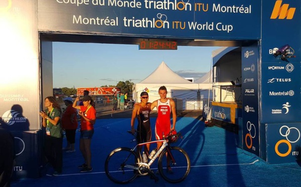 Triathlon : Coupe du monde ITU : Raphaël Armour-Lazzari encouragé comme jamais