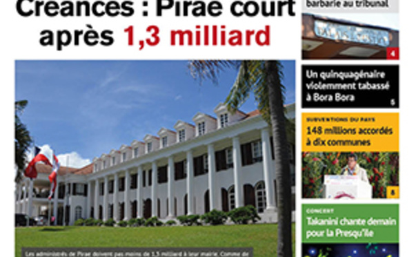 TAHITI INFOS N°730 du 25 août 2016