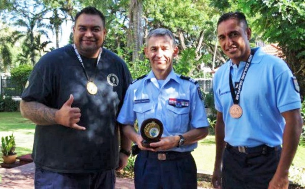 Deux gendarmes de Faa'a médaillés aux championnats d'Océanie de jiu jitsu
