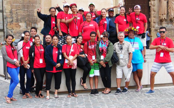 Le groupe Raiatea Nui en tournée européenne