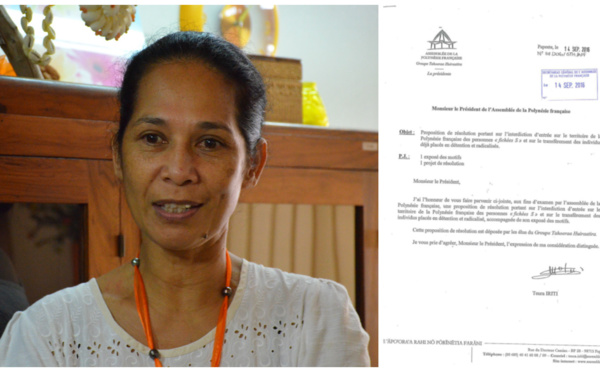 Le Tahoeraa souhaite transférer les détenus "fichés S"