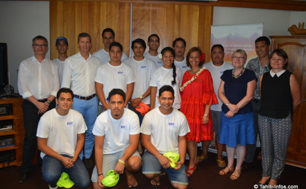 EDT envoie 14 jeunes se former en France pour l'océanisation de ses cadres