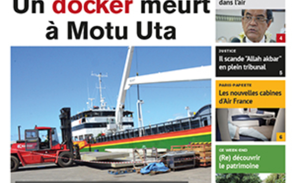 TAHITI INFOS N°746 du 16 septembre 2016