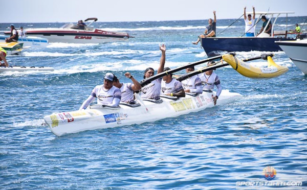 Va’a V6 – Tetiaroa Royal Race : Le Team OPT gagne la première édition