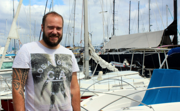 Brice Borget, un artisan voilier formé au fenua