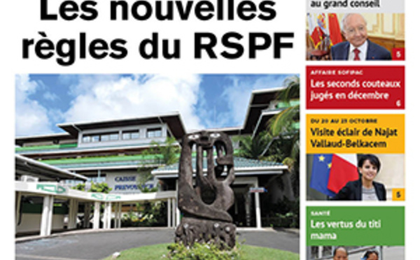 TAHITI INFOS N°766 du 14 octobre 2016