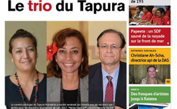 TAHITI INFOS N°767 du 17 octobre 2016