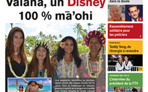 TAHITI INFOS N°773 du 25 octobre 2016