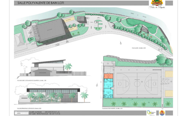 Une salle polyvalente et un jardin public aménagés au Bain Loti