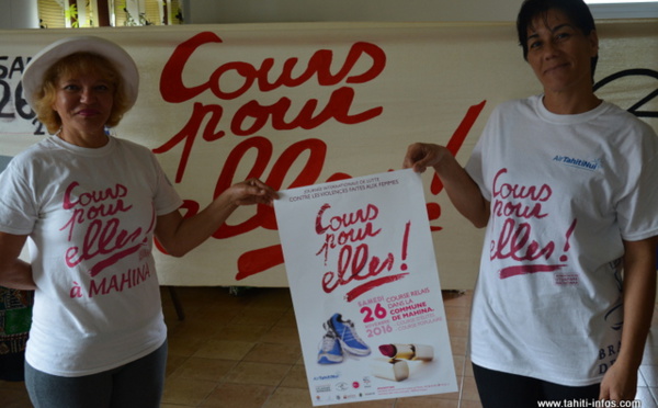 "Cours pour elles" à Mahina, une course pour sensibiliser à la bonne cause