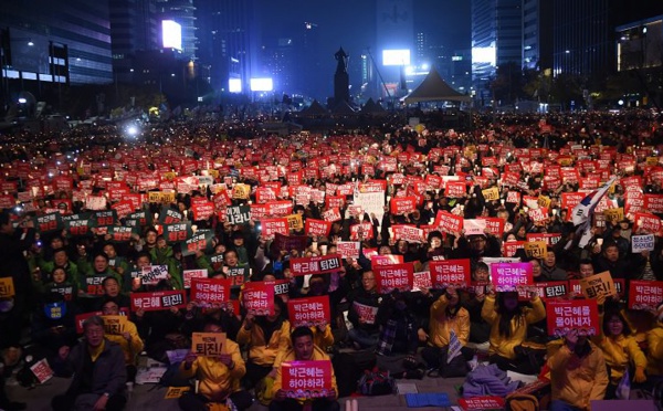 Corée du Sud: Plus d'un million de manifestants contre la présidente
