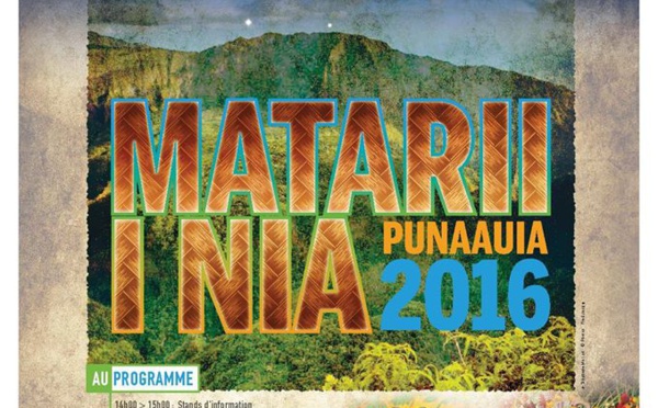 Matari'i i nia au musée de Tahiti samedi