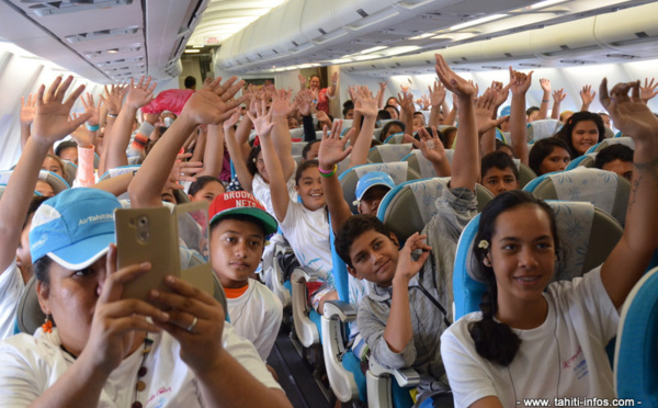 Un "Voyage du cœur" au-dessus des îles pour plus de 250 enfants