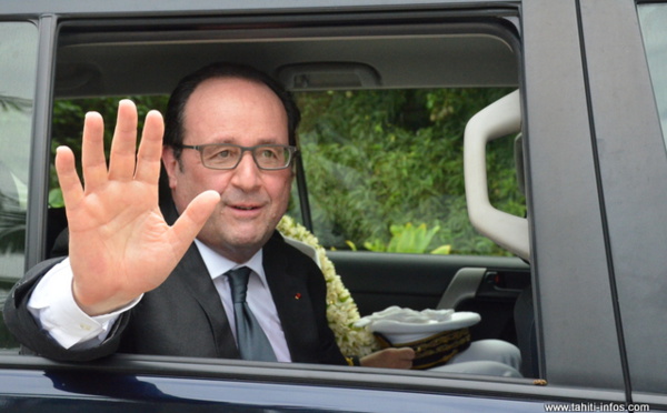 "Je salue son courage" déclare Edouard Fritch à propos du renoncement de François Hollande