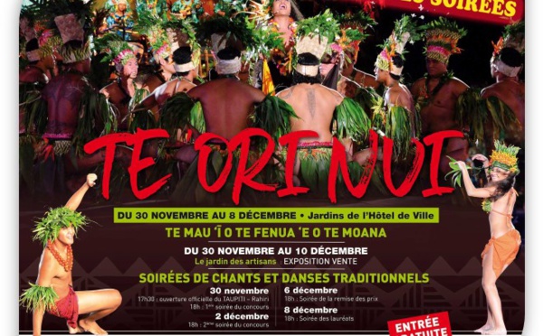 Le concours "Te 'ori nui i Pirae" démarre ce lundi soir