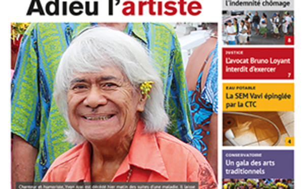 TAHITI INFOS N°803 du 7 décembre 2016