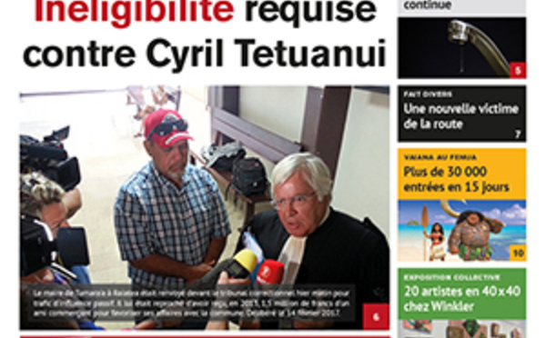 TAHITI INFOS N°808 du 14 décembre 2016