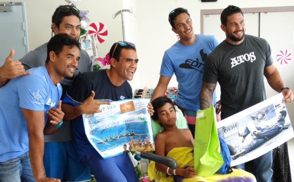 EDT emmène des champions au chevet des enfants malades