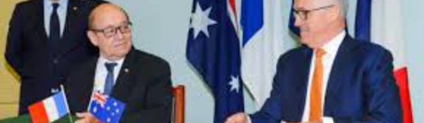 Australie et France signent leur mégacontrat pour 12 sous-marins