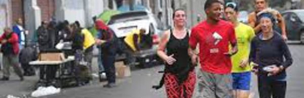 Des sans-abri de Los Angeles courent pour prendre un nouveau départ