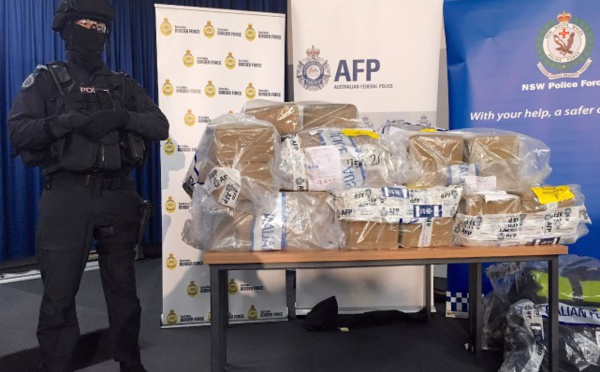 Un vaste réseau de trafic de cocaïne démantelé en Australie