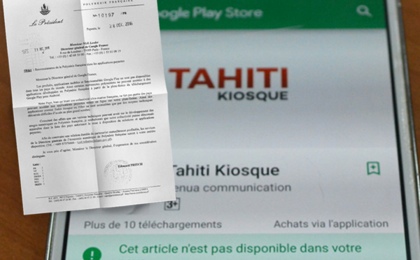 Google Play : Edouard Fritch demande la reconnaissance de la Polynésie