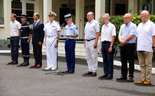 Hommage rendu aux gendarmes décédés accidentellement, le 23 décembre