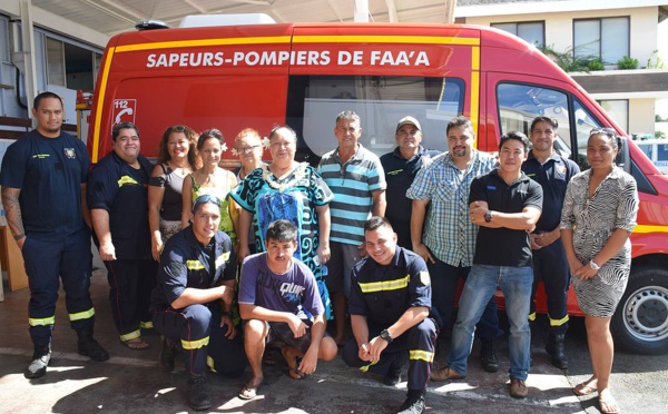 Un nouveau camion de pompiers à Faa'a