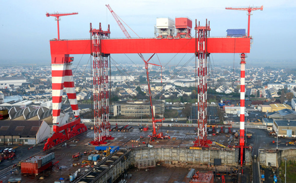 Les chantiers navals de Saint-Nazaire, le dernier fleuron naval français