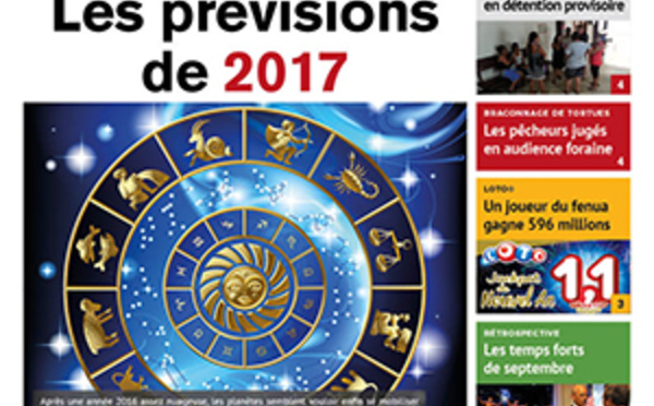 TAHITI INFOS N°820 du 3 janvier 2017