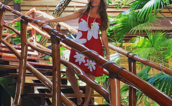 Sofia Vergara se repose au fenua