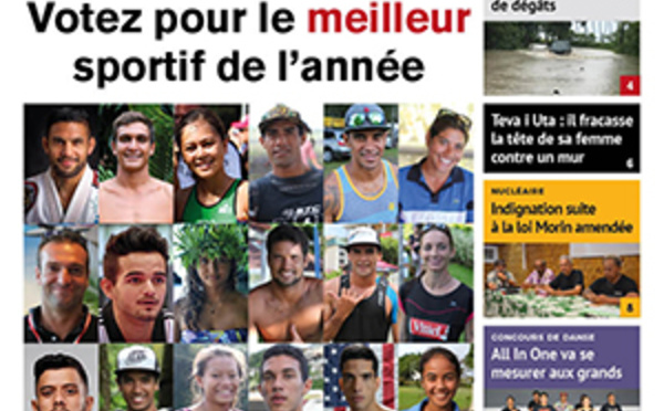 TAHITI INFOS N°833 du 20 janvier 2017