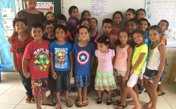 Sinistrés de Tahiti : les enfants de Tubuai solidaires