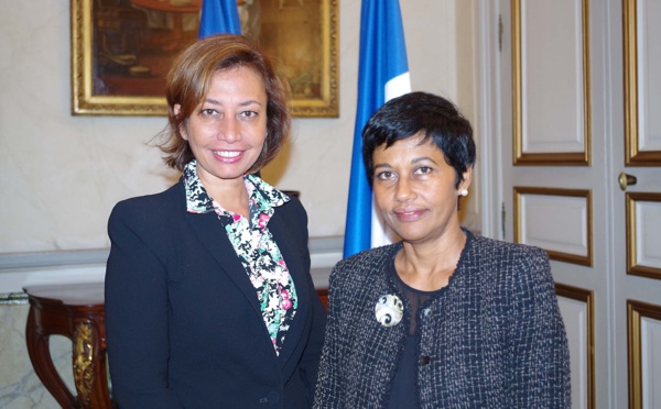 Cofinancement Etat-Pays : Nicole Sanquer présente deux projets à Ericka Bareigts