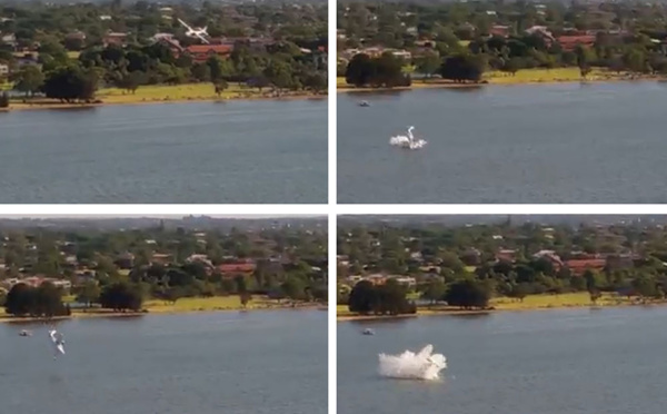 Australie: un avion plonge dans une rivière devant des milliers de spectateurs