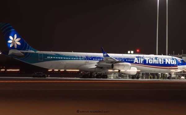Insolite: un avion ATN couvert de neige à Montréal