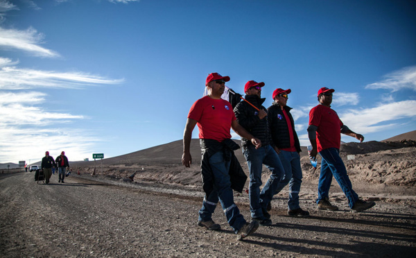 Chili/grève à la mine d'Escondida : médiation du gouvernement