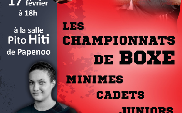 Boxe : Championnat Minimes, Cadets, Juniors de la Fédération Polynésienne de Boxe