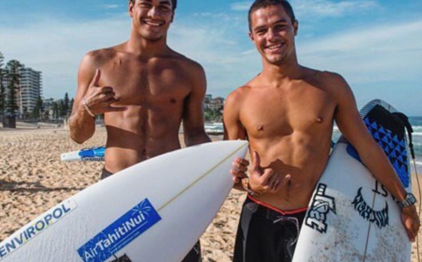 Surf Pro – Australian Open : bon parcours pour Mihimana Braye et Mateia Hiquily