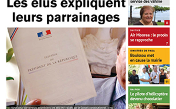 TAHITI INFOS N°866 du 8 mars 2017