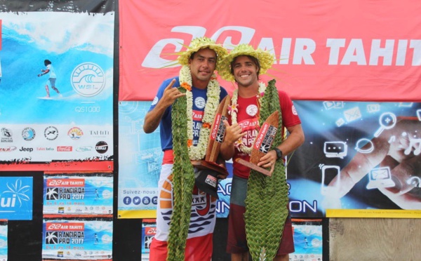 Surf – Air Tahiti Rangi Pro : Première victoire en WQS pour Heremoana Luciani