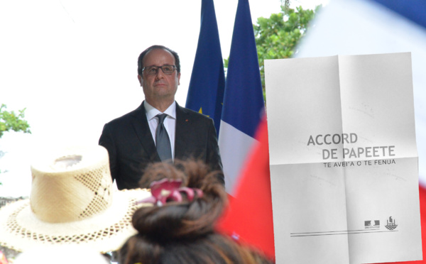 Quelques mesures nouvelles du projet d'accord de Papeete