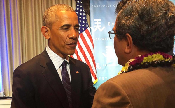 Barack Obama en vacances au fenua