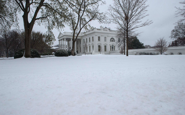 Le nord-est des Etats-Unis sous la neige et les rafales