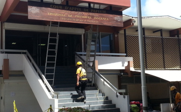 Un nouveau fronton pour le palais de justice de Papeete