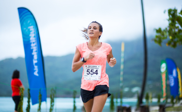 Des puces électroniques au marathon de Moorea