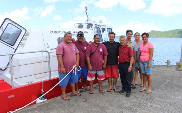 Bora Bora : le bateau-pompier est désormais opérationnel