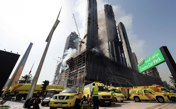 Dubaï: nouvel incendie près de la plus haute tour du monde