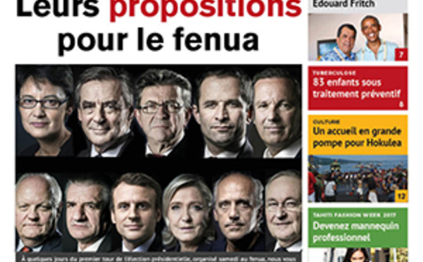 TAHITI INFOS N°893 du 18 avril 2017